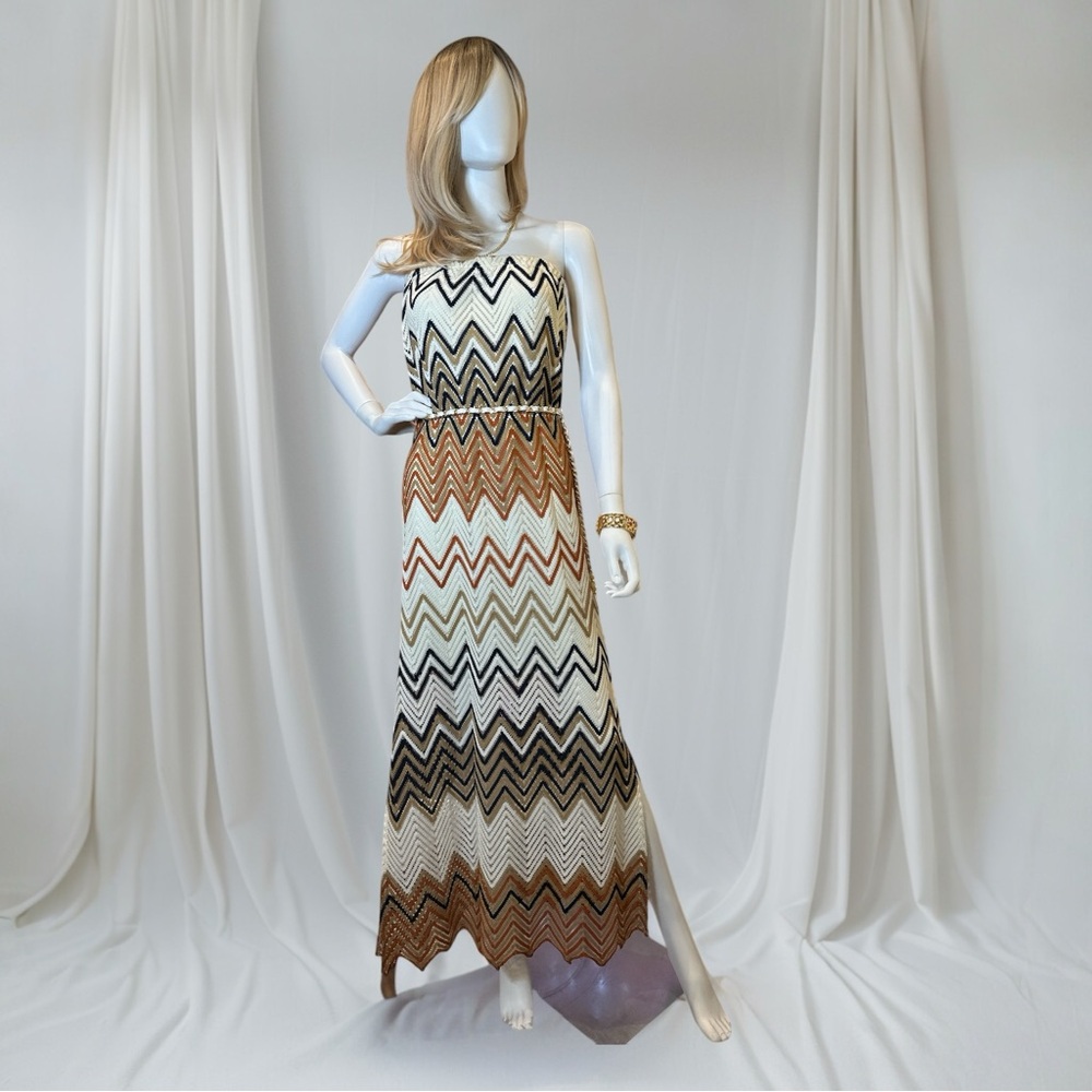 Mona B Chevron Print Maxi Sundress - Picture 9 of 9